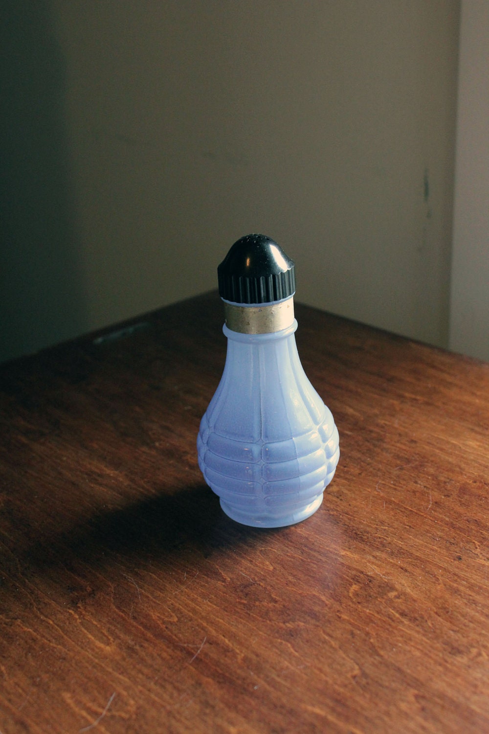 Vintage blue oil holder