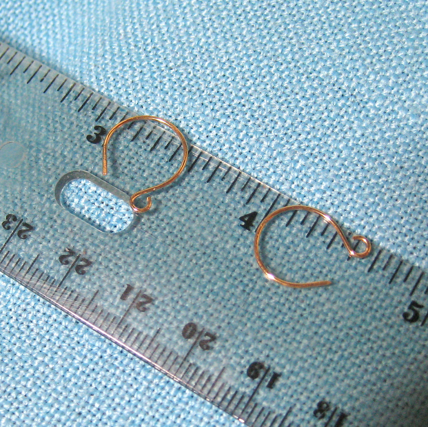 Ear Wires Solid 14k Yellow or White Gold Ear Wires Small Balloon Ear Wires 1 One Pair HANDMADE Custom Earwires JJDLJewelryArt JJDL