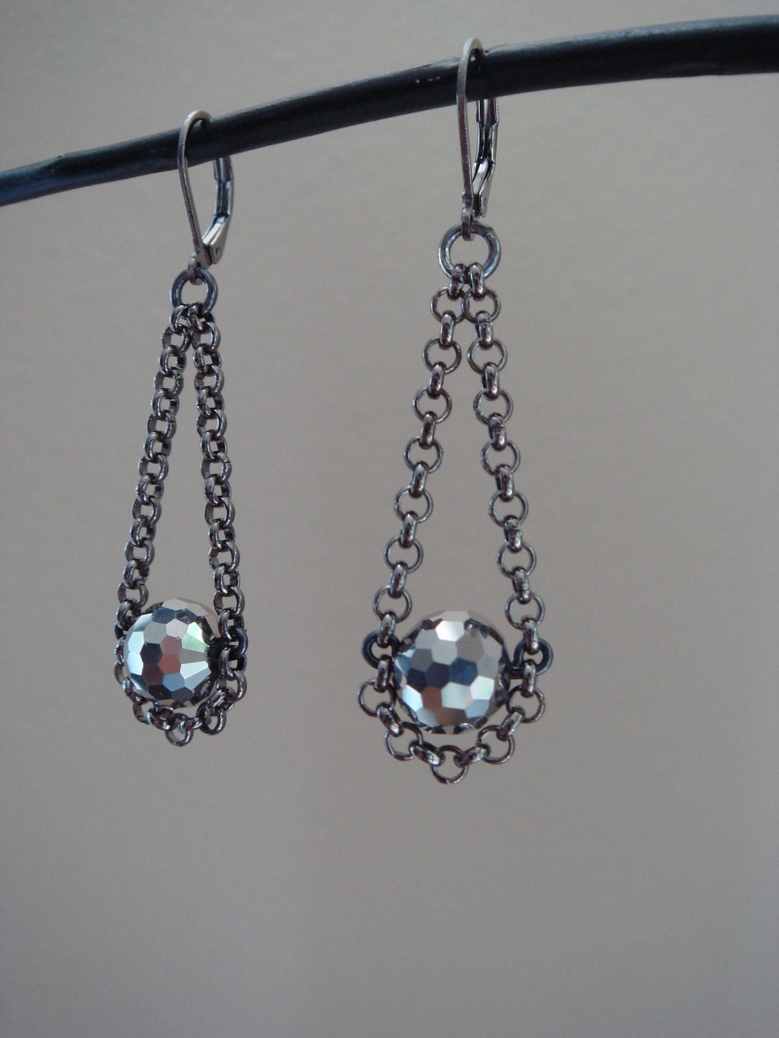 Floating Crystal Earrings