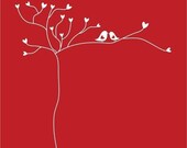 Lovebirds - 8x10 Art Print