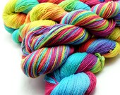 CMY - Cotton Warp Yarn-- hand dyed yarn