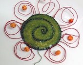 Colorful Funky Pop Art Flower Wall Sculpture M Collins WWAO