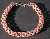 Handmade Copper Roundmail Anklet or Bracelet
