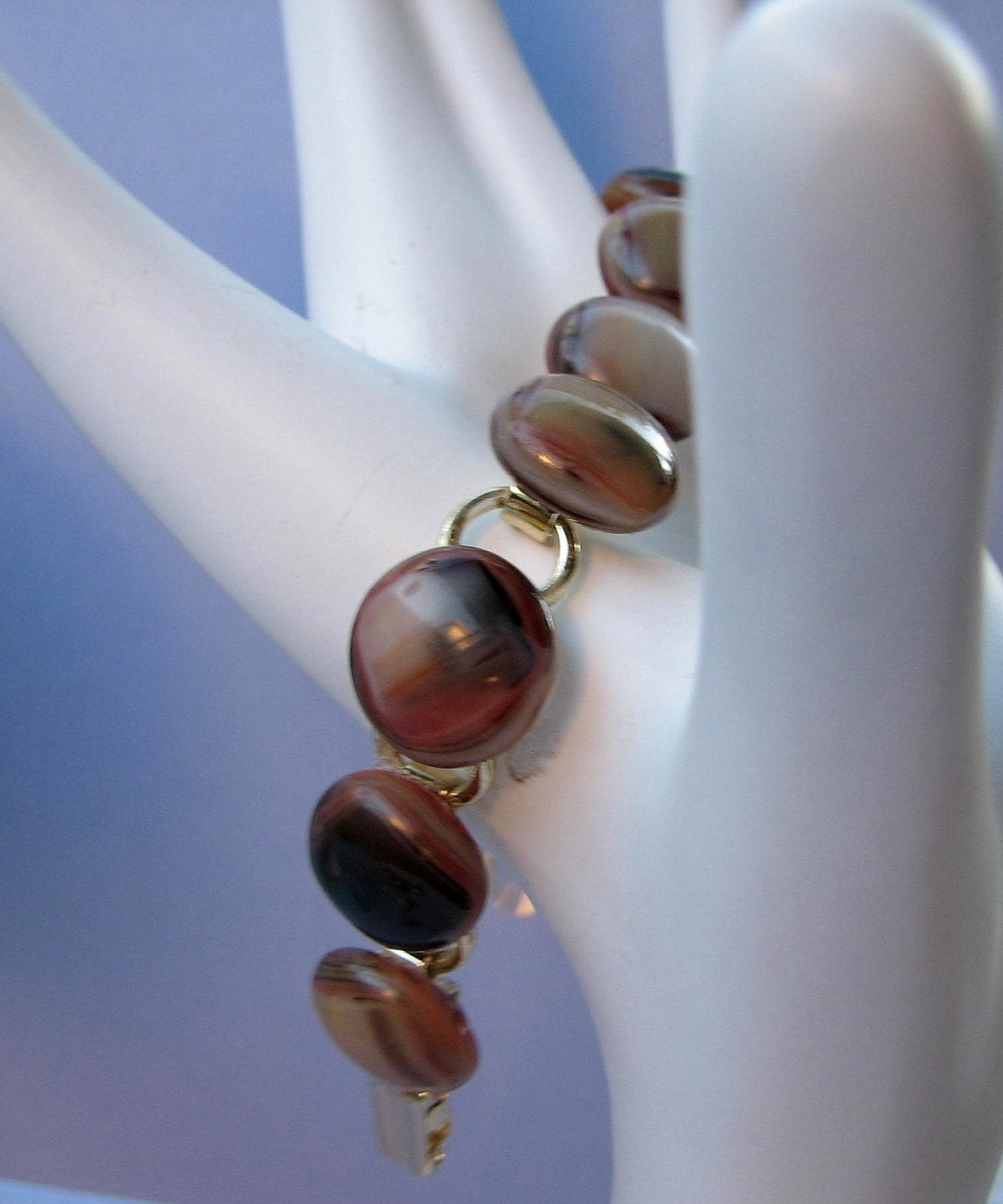 Natures Wonders   Fused Glass Bracelet