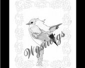 Your Choice of Sketch Notecard