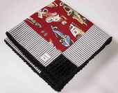 Pitstop Baby to Toddler Chenille Stroller Blanket - Ready to Ship