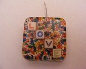 Candy Love Resin Pendant