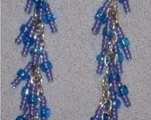 E002 Blue and purple dangles