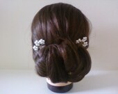 Bridal Rhinestone Flower Combs
