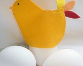 Gold Hen Egg Warmer Soft Boiled Egg Decorative Holder Spring Summer Fall Autumn Winter Cozy Cover for Breakfast Food Chicken Finger Hand Puppet Kitchen Table Decoration designstyleguide SHEteam handmadeMN naturalkids team home FFEST dailychallenge cic