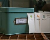 Recipe Card Set with Martha Stewart Recipe Box