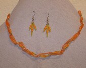 Orange and Yellow Ribbon Wrap