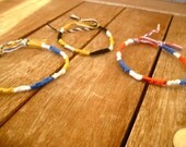 SPIRIT FRIENDSHIP BRACELET pick your school colors