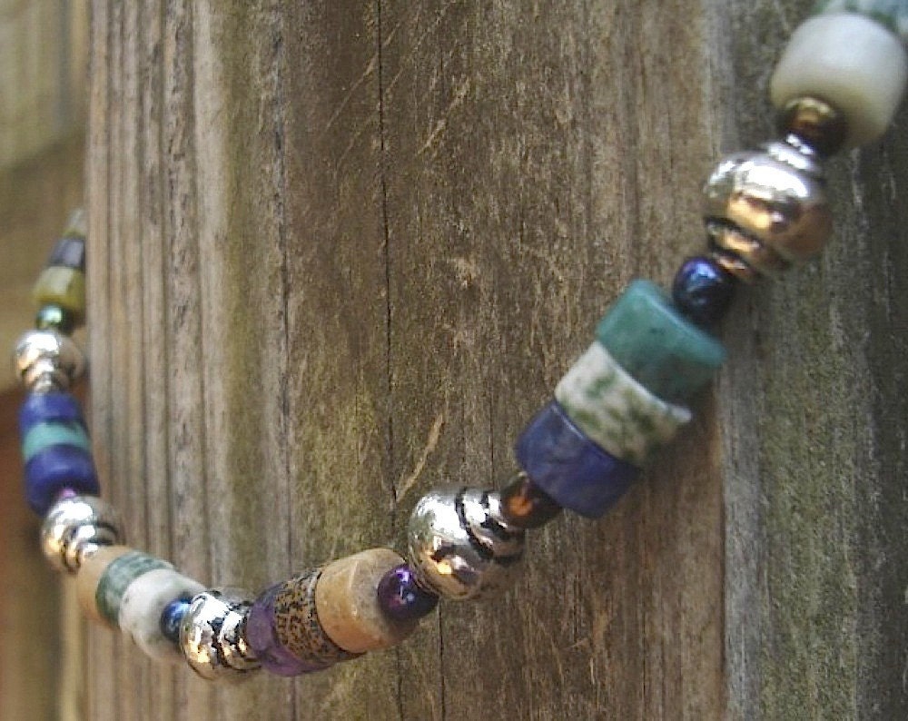 Mexican Heishi Multi color Unisex Surfers Necklace