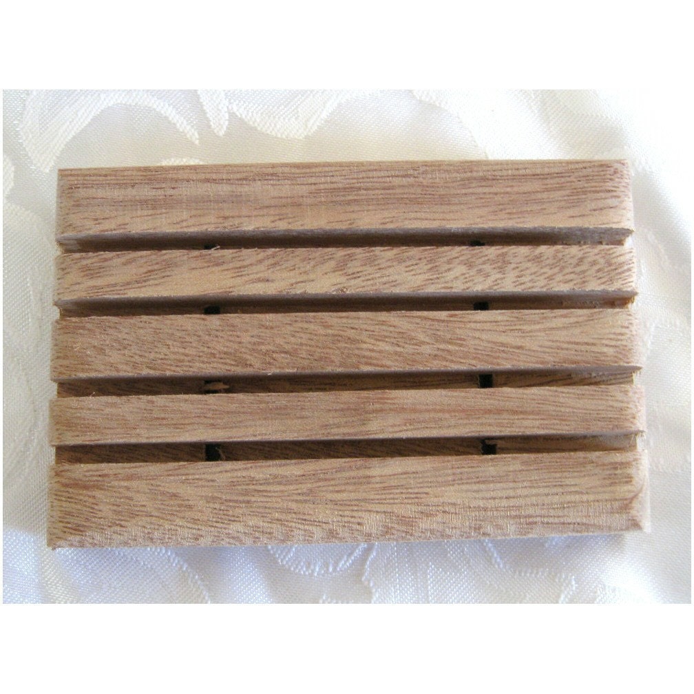 Standard Size Wooden Soap Dish / Soap Deck