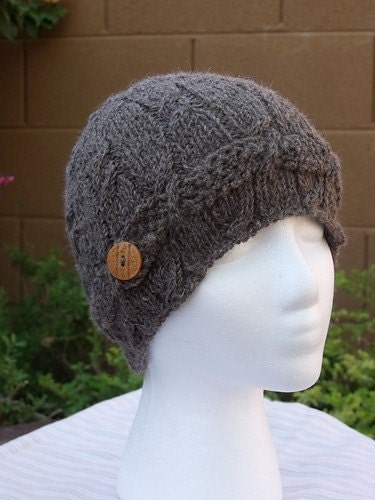 Maggie, Vintage Style Cabled Cloche - PDF Download