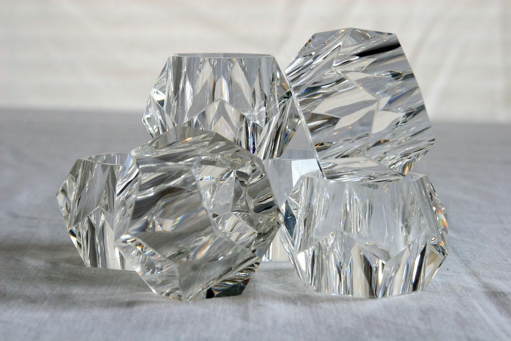 Lucite Napkin Rings