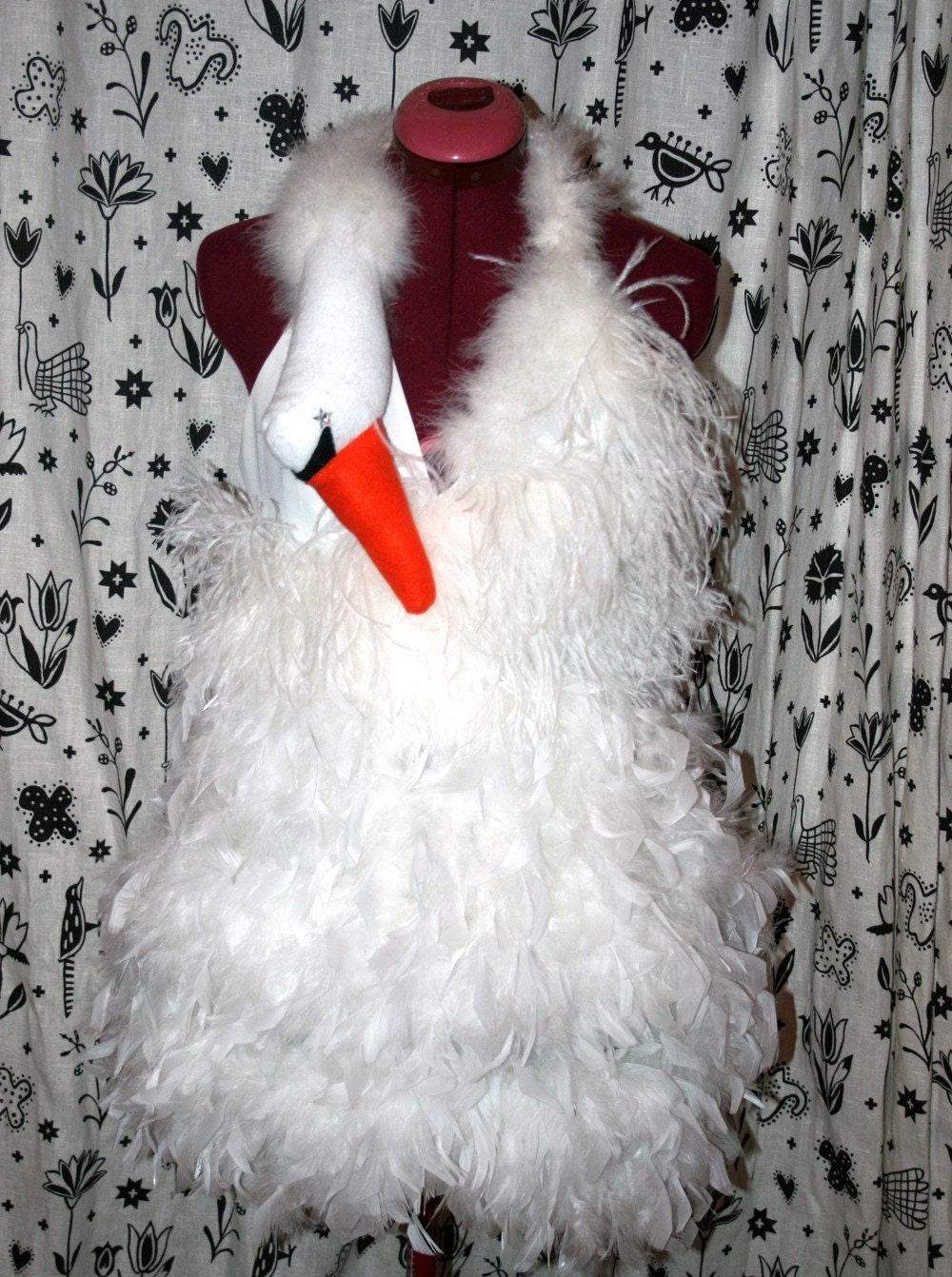 COSTUMECON Bjork Swan Dress From loveoneworldzero