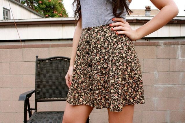 Spring Flowers Mini skirt