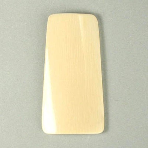 Carving Material on Mammoth Ivory Blank Pendant  Magnet Scrimshaw Carving Material S0602