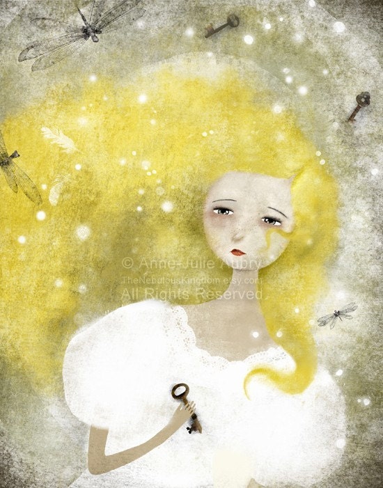 The Blonde Princess (from The Lost Key series) 16/50 - Deluxe Edition Print