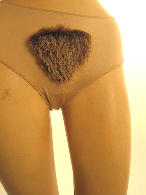 Nutria Fur Merkin Pubic Hair Size XL Size 8 Panties Number 9 of series