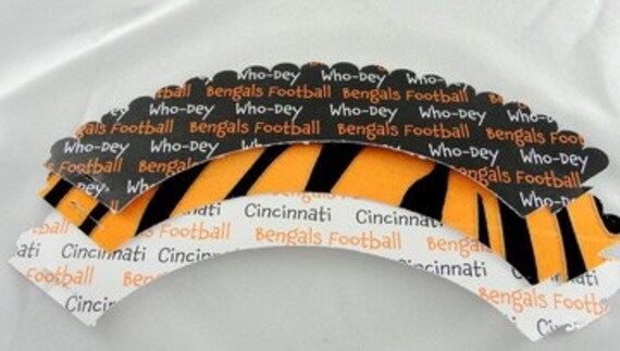 Bengals Cupcake Wrappers