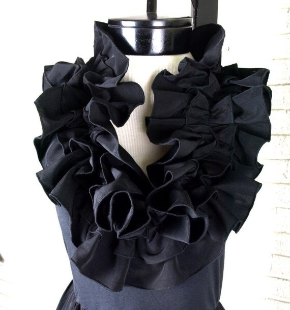Black Ruffle Dress | Shop for Black Ruffle Dress at ShopStyle