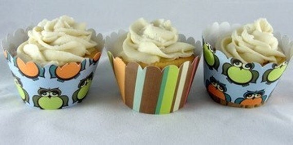 Owl Cupcake Wrappers