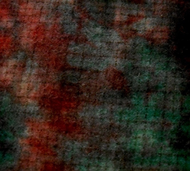 Rug hooking wool Geranium Leaves textured APPLIQUE quilting PENNY RUGS