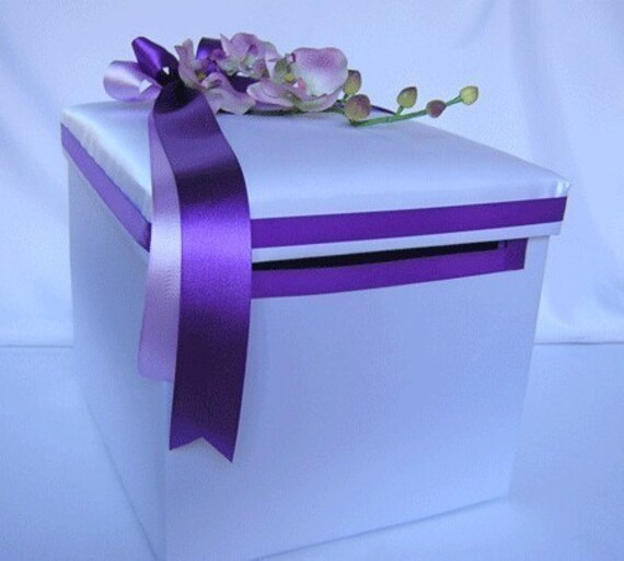 Wedding Reception calla lily Gift Card Box Money Bag Guest Book Pen set 
