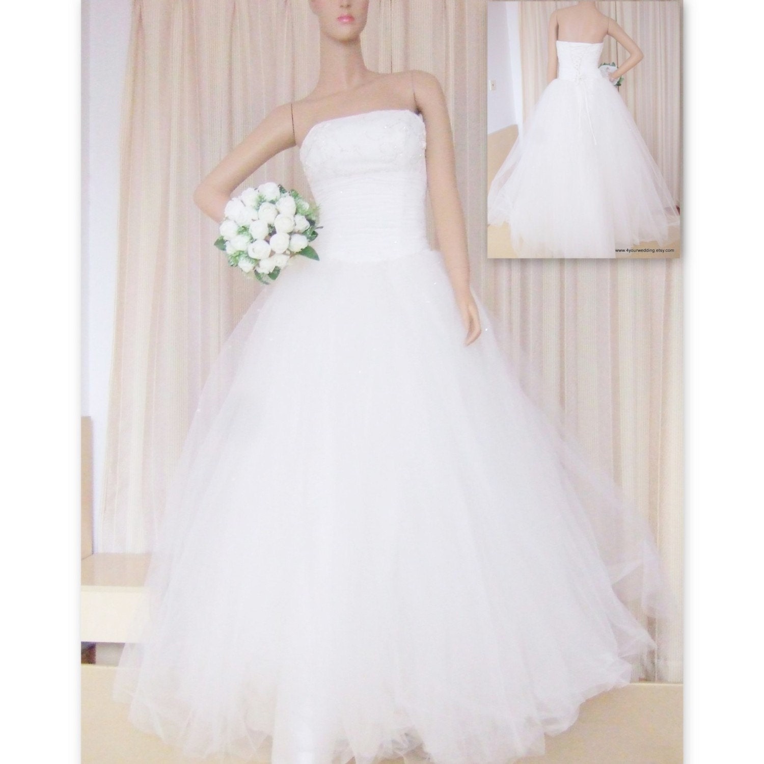 Alice in wonderland Wedding Gown From TingBridal