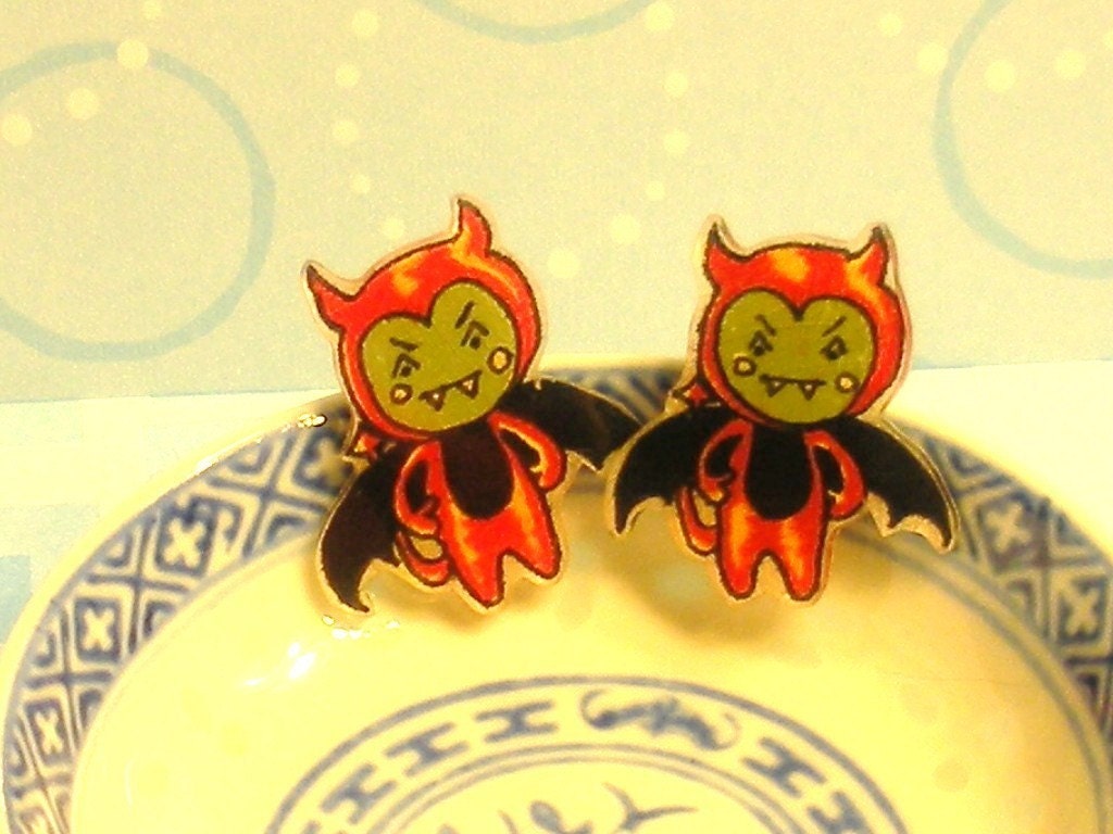 You Little Devil Post Earrings