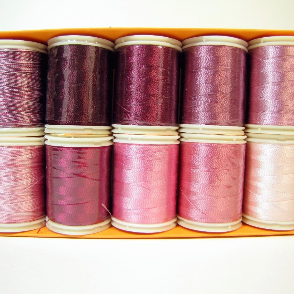 WonderFil 40 Weight Rayon Pink Thread Pack