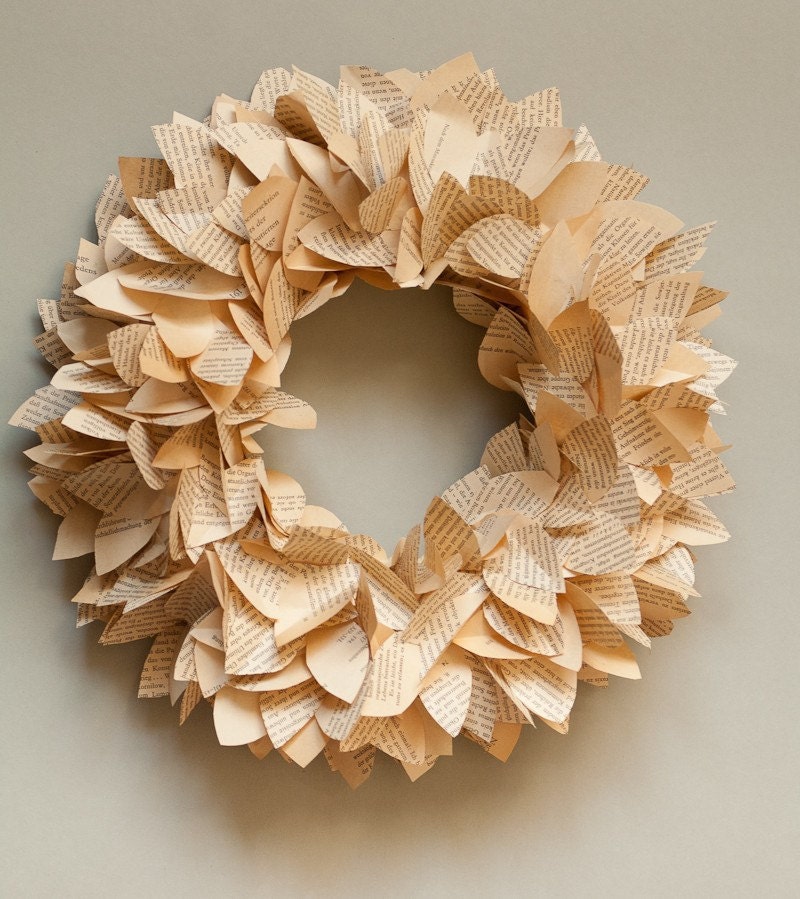 Paper Wreath - Leaves