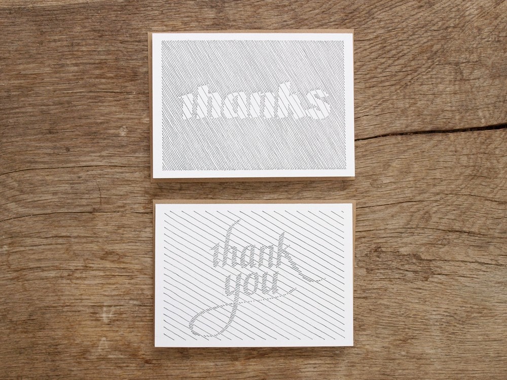 8 Thank You Cards (A2)