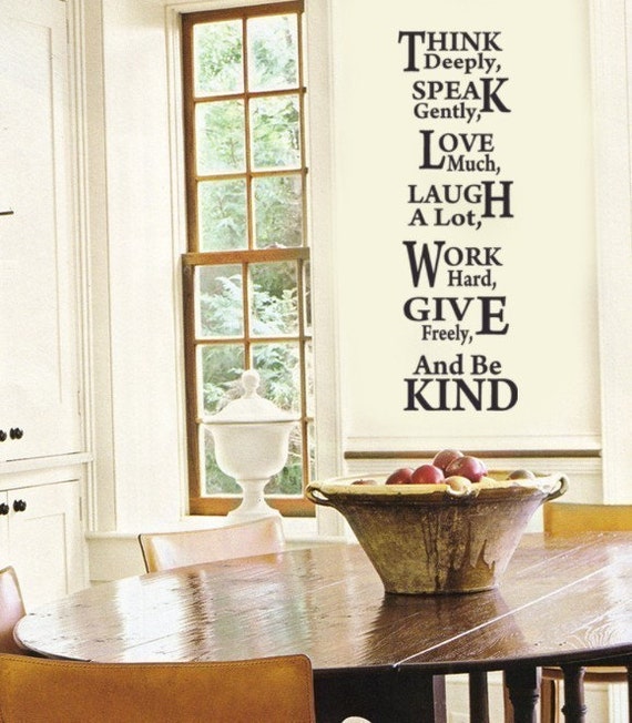 Inspirational Wall Words Vinyl Decals For By Householdwords | Vinyl