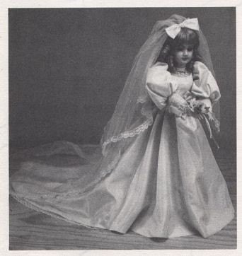 Fashion Doll Wedding Dress Pattern From tibooks
