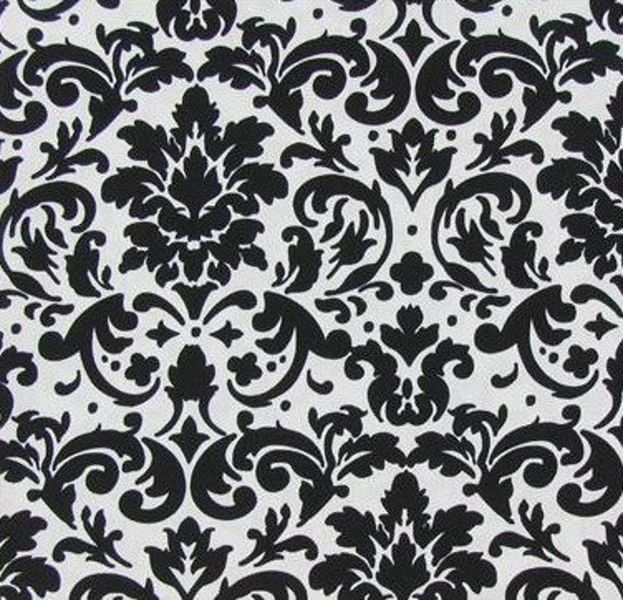 Wedding Black and White Damask Table Square Overlay FREE SHIP