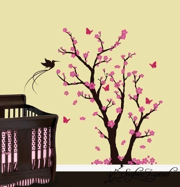 Baby Nursery Wall Decals Children Wall Decals Tree Wall Decals -