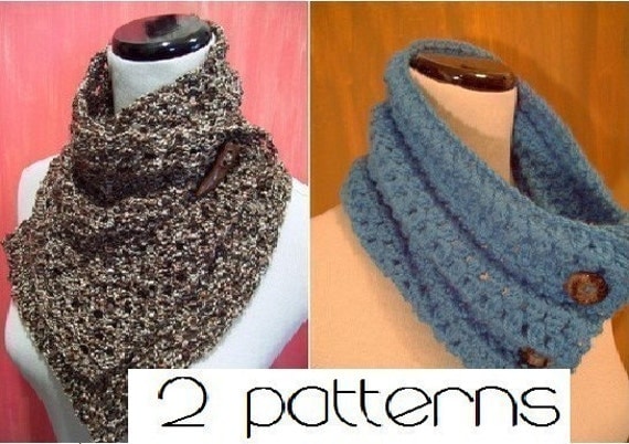 PATTERN - Ziela and Uchenna Crochet Cowls - 2 COWL PATTERNS