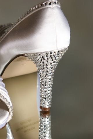 Winter Wedding Sparkling Shoes Swarovski Crystal Rhinestone Wedding Shoes