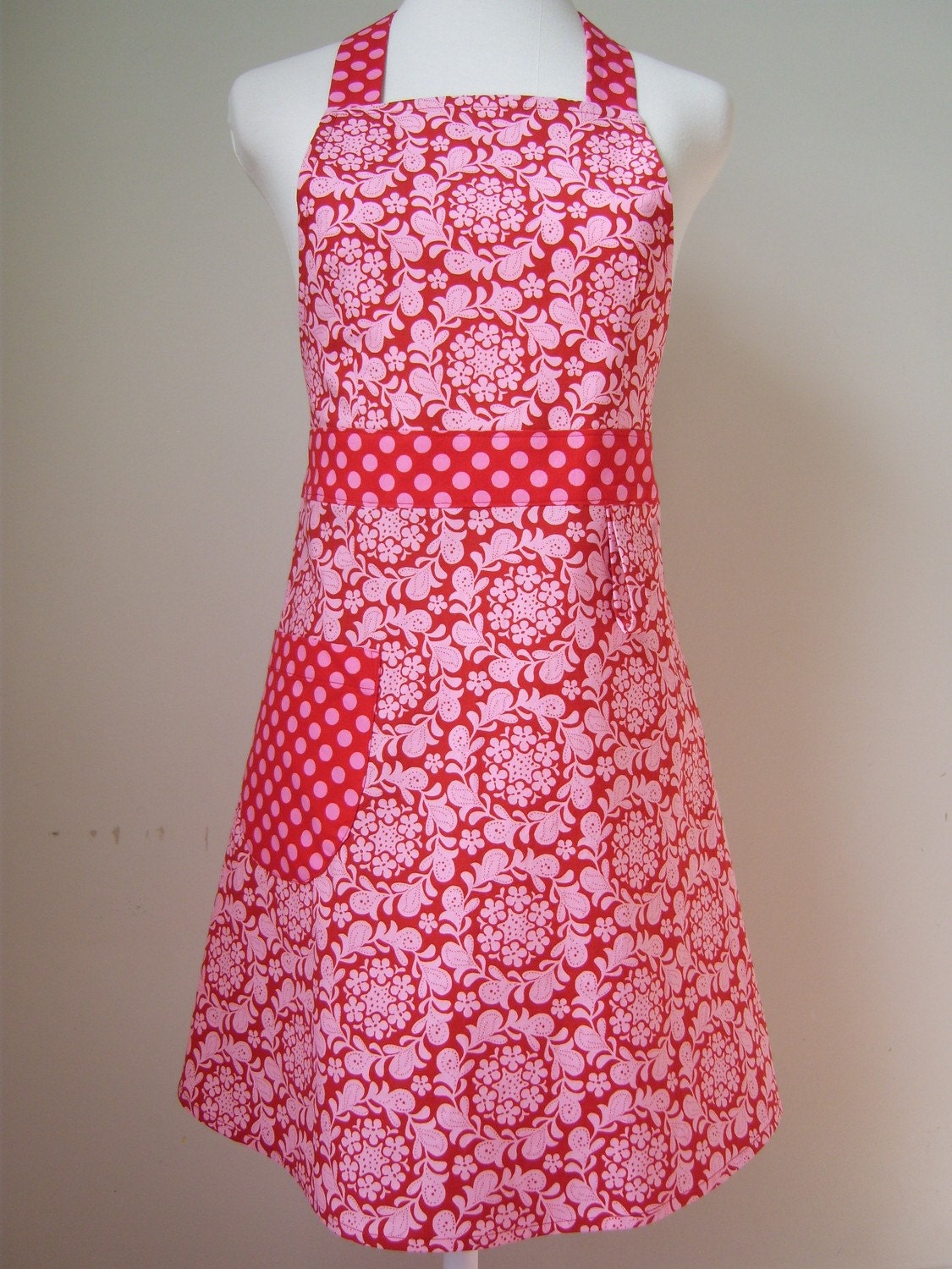 Apron Pattern PDF Women's Full and Half - The FLIRTY GIRL