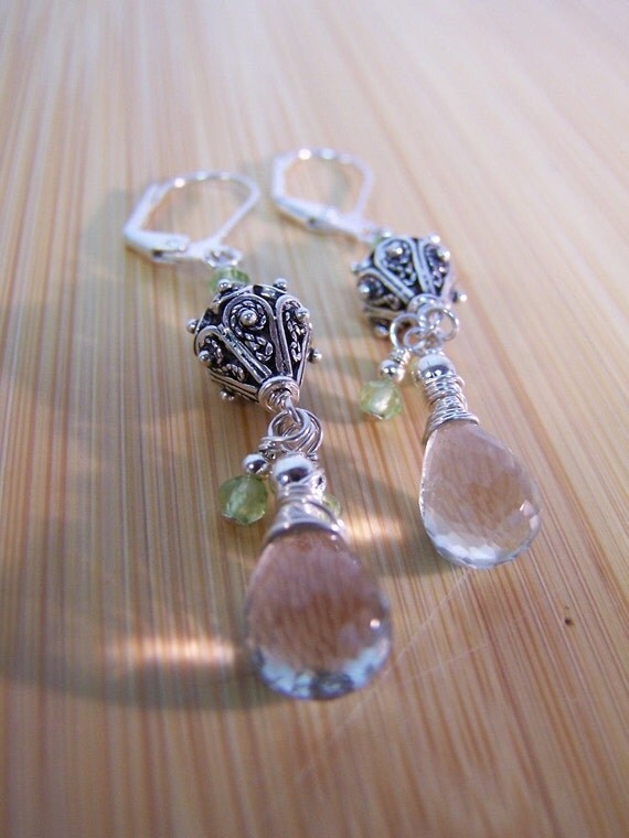 Green Amethyst Earrings Preview 1