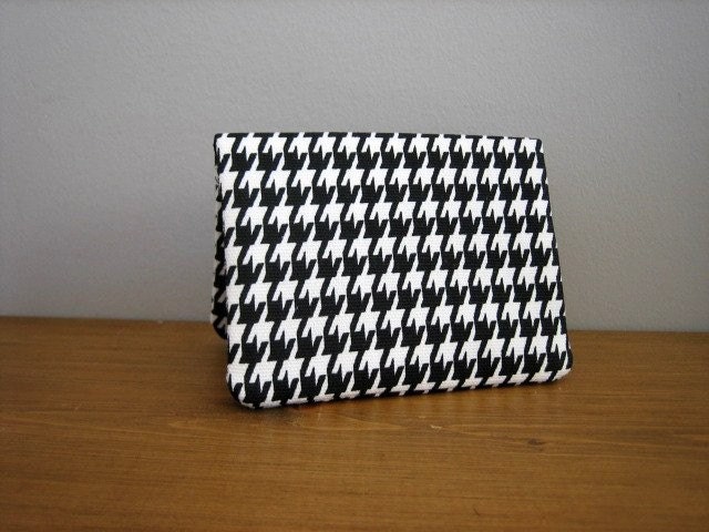 Card Wallet - Houndstooth