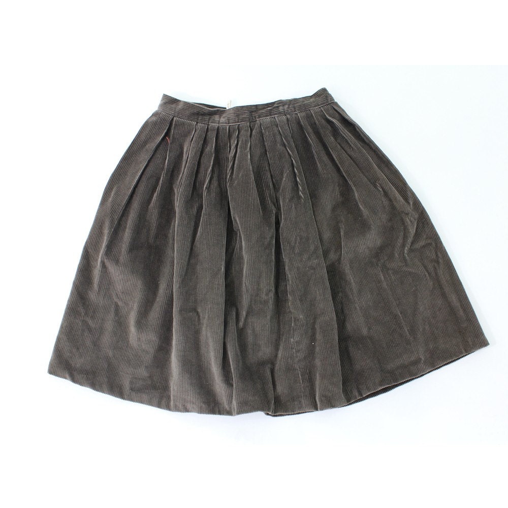 vintage 1970's OLD FACTORY corduroy skirt