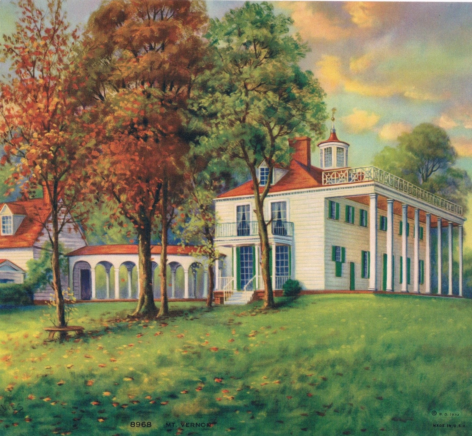 Mount Vernon Calendar Art