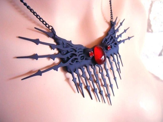 Clock Hand Necklace Steampunk- Airship Captain's Badge of Honor