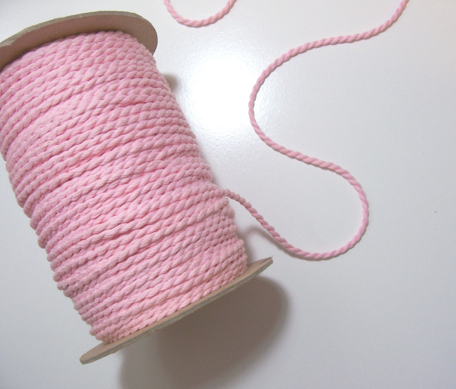 Cording:  Baby Pink Rope Cording Sewing Trim 1/4 inch wide x 1 yard