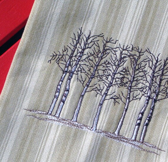 Winter Trees Tea Towel